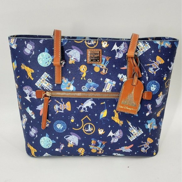 Dooney & Bourke Handbags - Disney Parks 2022 50th Anniversary Park Icons Tote Bag Dooney & Bourke IN HAND